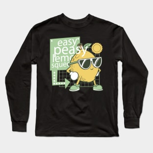 Lemon Cool: Easy Peasy Style with a Citrus Twist! Long Sleeve T-Shirt